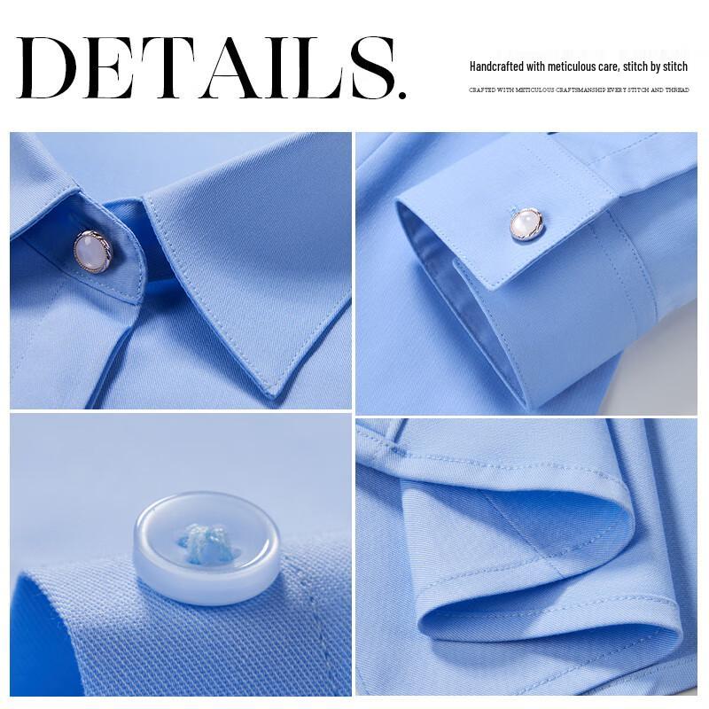Trolman Three-Proof Elastic Non-Iron Long-Sleeve Formal Shirt