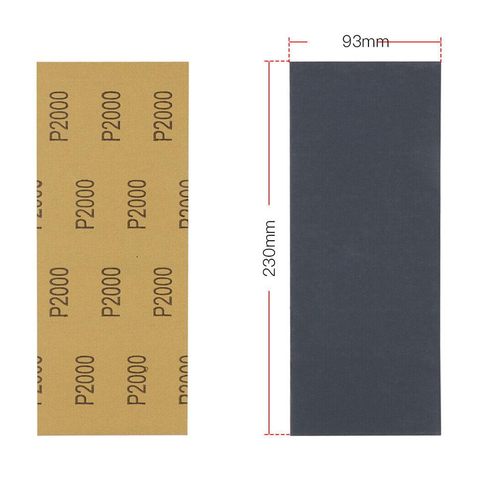 5pcs Sandpaper Sanding Paper Water/Dry Abrasive SandPapers For Wood Metal Polishing Abrasive Tools 2000 2500 3000 5000 7000 Grit