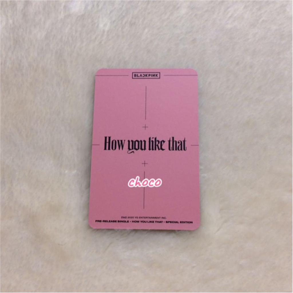 [USED] BLACKPINK trading card Jisoo