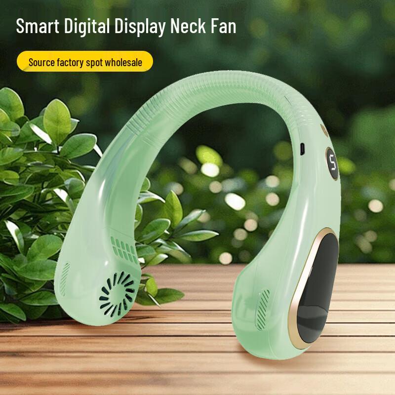 USB Rechargeable Bladeless Portable Neck Fan CN plug (adapter included)
