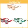 Occhiali da Sole Quadrati alla Moda Protezione Uv400 Per Feste Estive all'Aperto