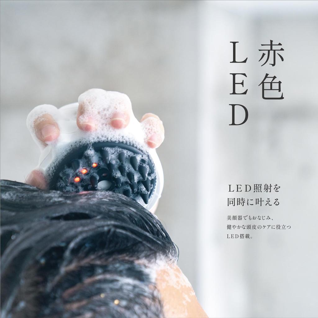 Aderans AWANIST KURO Foam Nist Scalp Brush Salon Quality Scalp Care Dense Foam Removes Dirt from Pores Gift Present Christmas