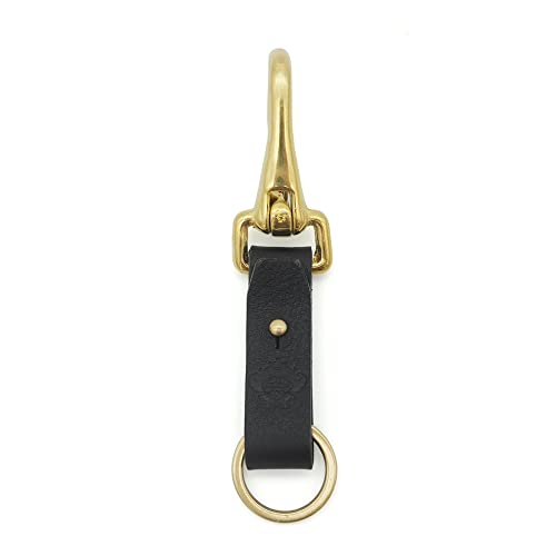 Orobianco Bottle Keychain Key Ring [Black] ORKY-001. Authentic OROBIANCO Key Case with Carabiner. A stylish gift for men in their 20s, 30s, and 40s. M