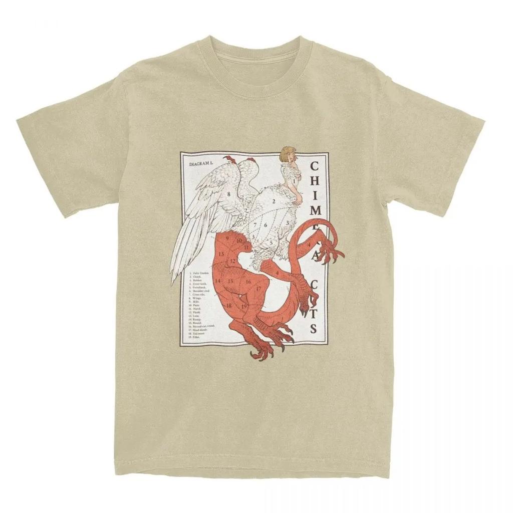 Pánské tričko Delicious In Dungeon Meshi Laios Touden Trička Hip Hop Falin Chimera Cuts Trička Ležérní Krátký Rukáv Plus Size Volné