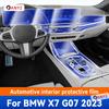 Für BMW X7 G07 Auto-Panel-Folie Armaturenbrett Schutzaufkleber Innenraum Kratzschutz-Folienabdeckung Zubehör
