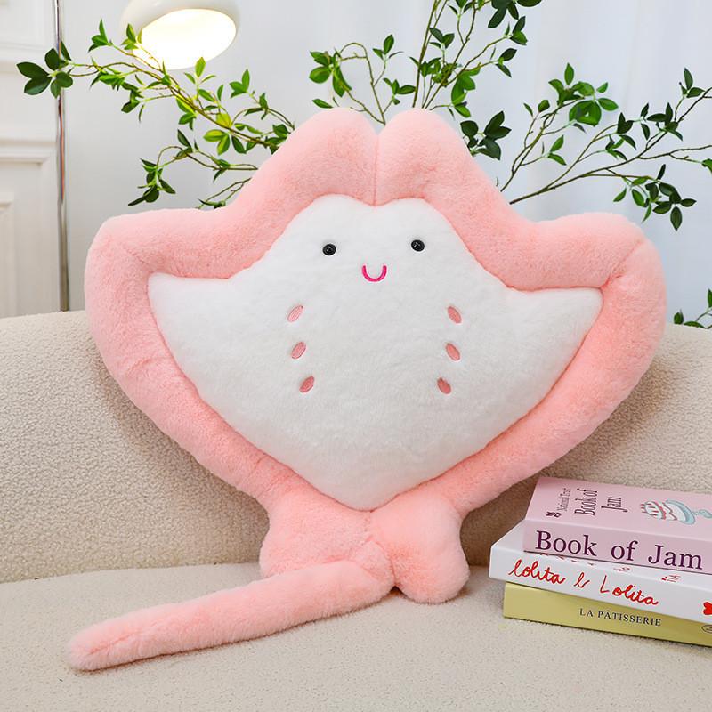 Plush Mobulidae Cartoon Toy Stuffed Pillow Doll Bedroom Decoration Gift Kids