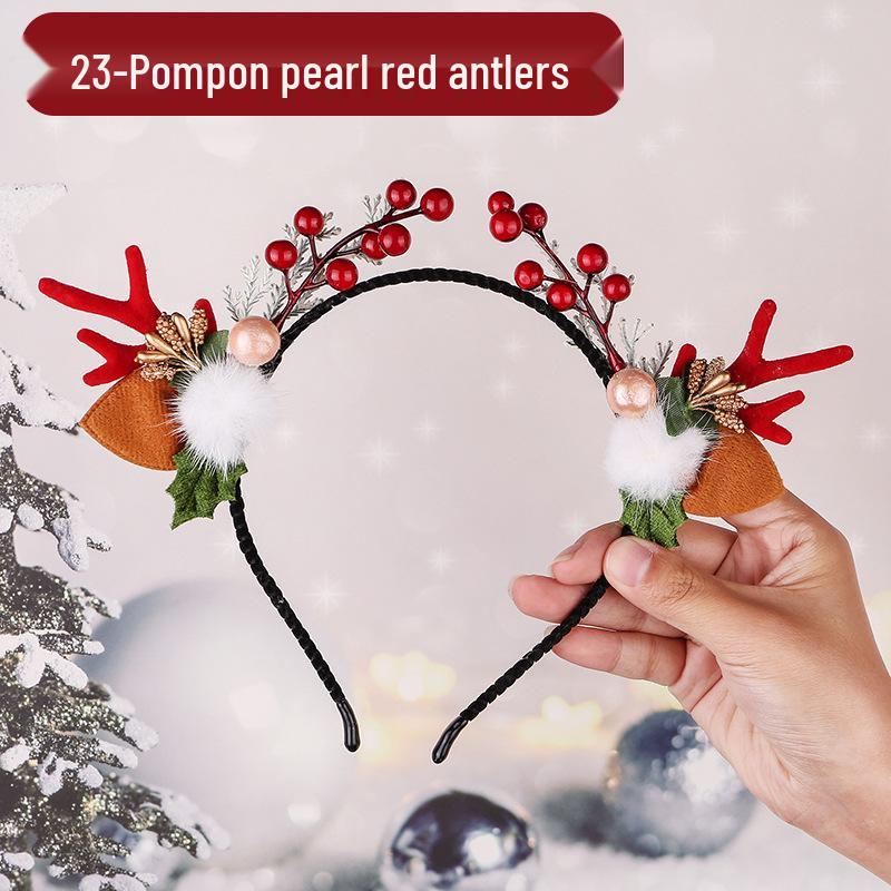 

Handmade Luminous Christmas Hat Headband for Adults & Children