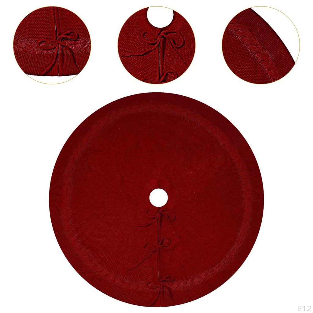 Christmas Tree Apron and Mat for Seasonal Decoration