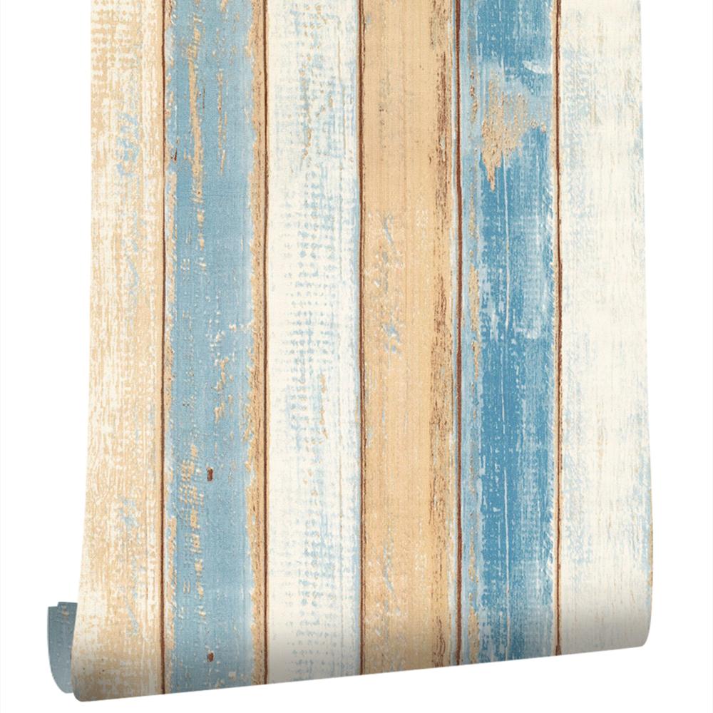 15 Distressed Wood  Self Adhesive Wallpaper Removable Wallpaper Stick And Peel Wood Plank Wallpaper Wardrobe Renovation Stickers