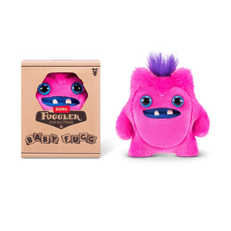 Original Fuggler Baby Fugg Series 4th Generation Mini Soft Plush Doll Teeth Monster Ugly Cute Funny Toy Chlidren Christmas Gift