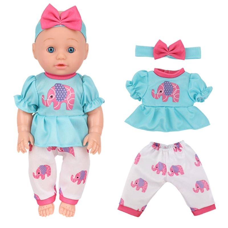 30cm Soft Vinyls Reborns Figurine Toy For Preschool with Life Like Design Imaginative Play Companion Doll for Toddler