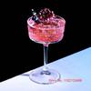 2 Pcs Carved Martini Glasses Cocktail Goblet Old-fashioned Party Glassware Wine Drink Cup Ancient Wedding Champagne Coupes Glass