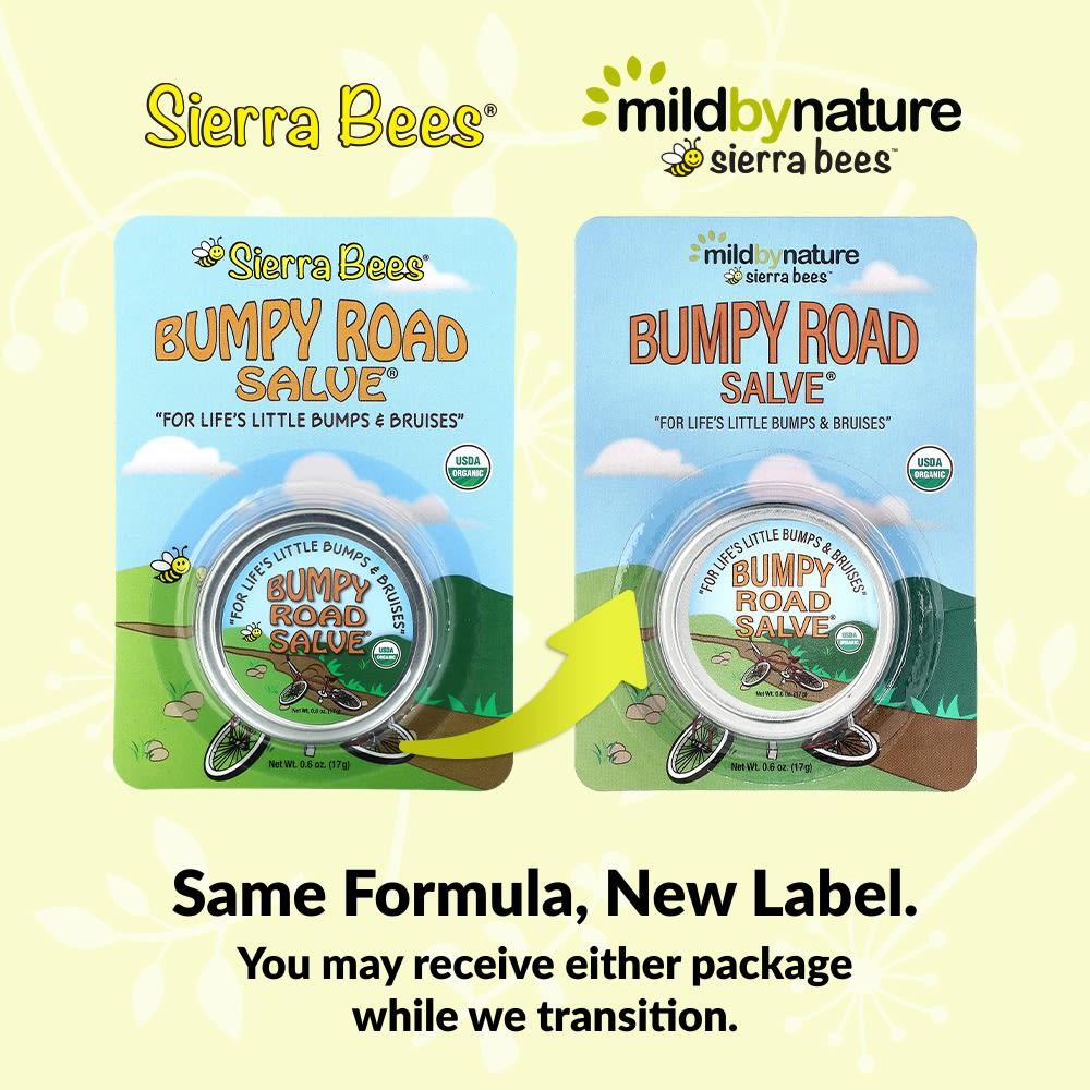 

Mild By Nature, Sierra Bees™, Bumpy Road Salve®, 17g(0.6oz)