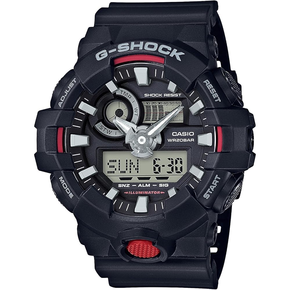 

Casio G-Shock GA-700-1A Men s Watch Analog-Digital Display Shock Resistant Black
