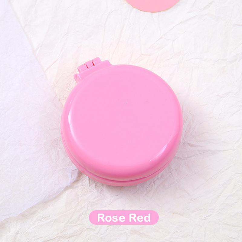 Mini Hair Comb With Mirror Foldable Comb Travel Portable Massage Women Girl Hair Brush Macaron Airbag Comb Styling Tools Gift