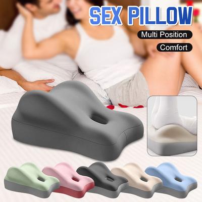 Memory Foam Butt Cushion for Couples Intimacy Sex Hip Pillow Pregnancy Support Lumbar Pillow for Sitting Lying Waist Cushion