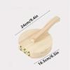 Solid Wood Dough Press Tool Quick Easy Dumpling Skin Presser Home Dumpling Wrapper Skin Making Mold Kitchen Pastry Baking Tools