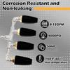 Rotating Sprinkler Water Turbines Nozzle Featuring 4Heads Corrosion Resistant Fittings Ideal for Highly pressure Outdoor Use