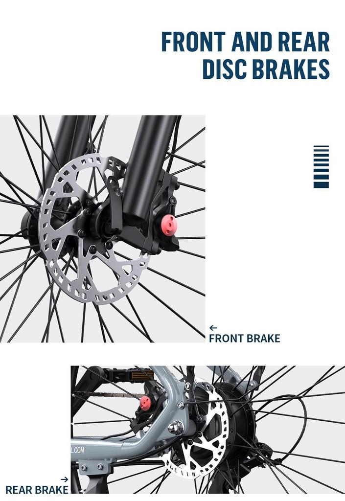 ONESPORT OT05 Pro Electric Bike, 250W Motor, 36V 22.5Ah Battery, 700*50C Tires, 25km/h Max Speed