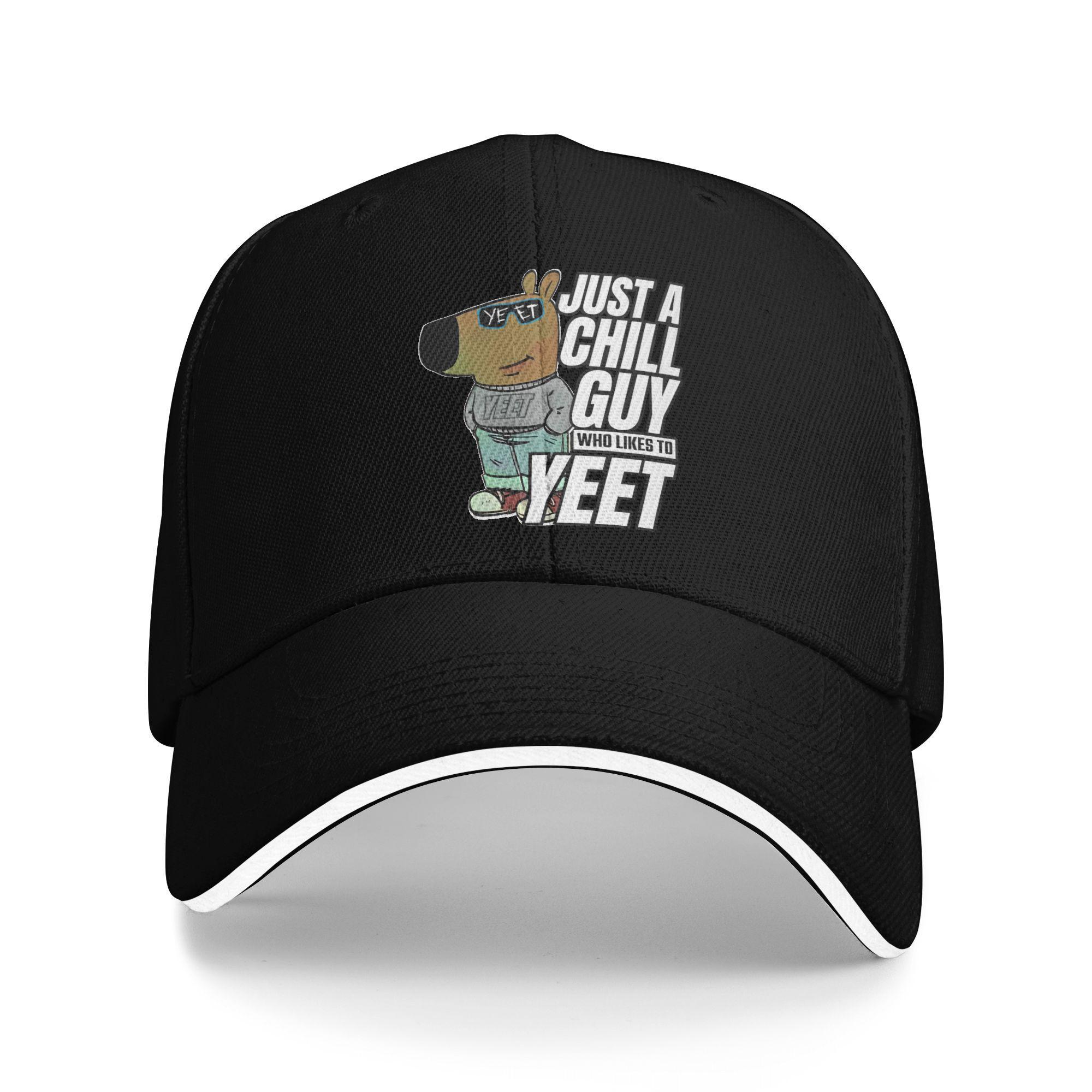 

Spring Casual Baseball Cap Just A Chill Guy Kpop Rock Hip Hop Hats For Women Men Wholesale Jey Uso Yeet Streetwear Baseball Caps Adjustable