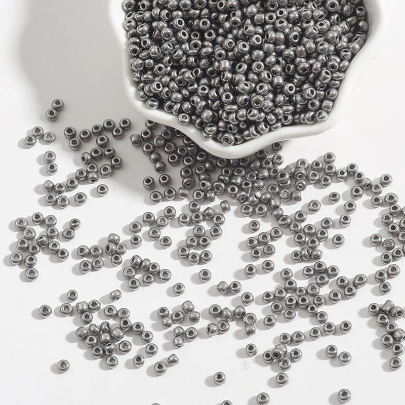 DIY αξεσουάρ με χάντρες: Μεταλλικές χάντρες ρυζιού, γυάλινες χάντρες από κεχρί, διάσπαρτες χάντρες για σταυροβελονιά σε χρώματα φαντασίας