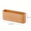 Wooden Business Card Case, Creative Desktop, Business Card Holder Office Business Storage Box Simple Office Supplies