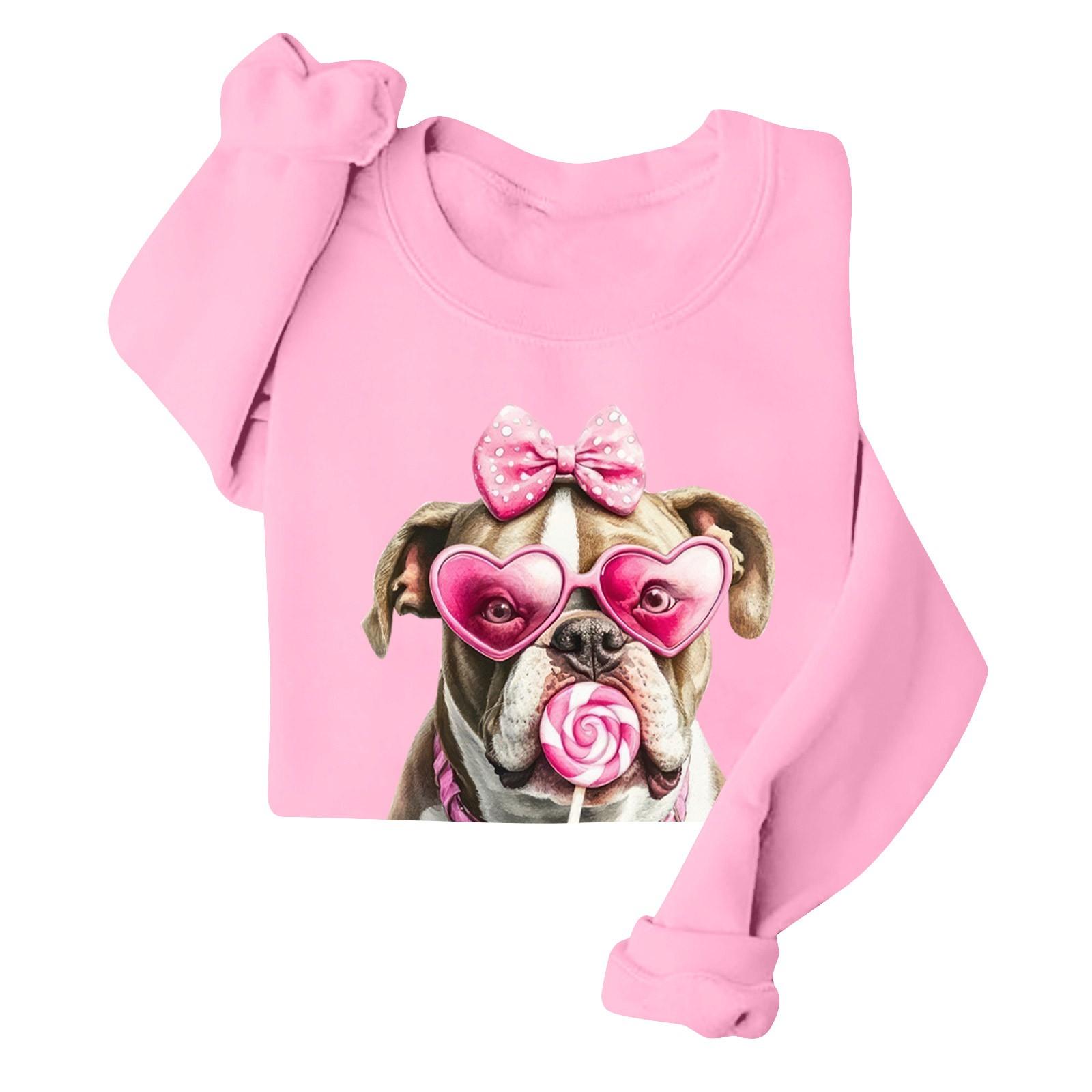 

Женские повседневные модные принты с длинным рукавом и круглым вырезом, толстовки, пуловеры, топы XL