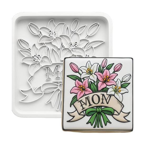 

Flower Cookie Cutter Sunflower Rose Tulip Shape Biscuits Molds for Baking Fondant Pastry Biscuit Clay DIY Molds Gifts for Mother s Day Valentine s Day D