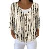 Damemote Langermet Christmas Snowman Snowflake Print Jakke Cardigan