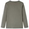 Kids Long Sleeve T Shirt Khaki Size 92