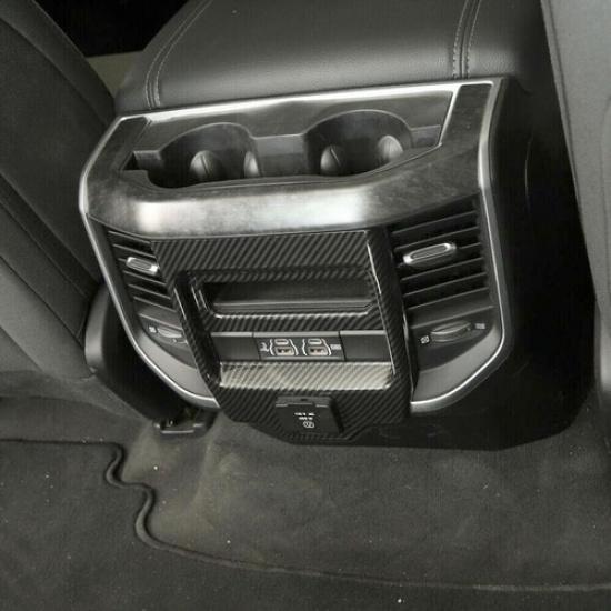 Carbon Rear Air Vent Cover Trim Panel For - Dodge Ram 1500 Accessories