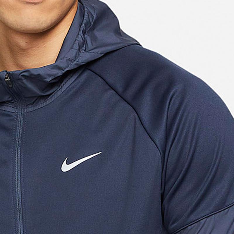 Nike MILER Jackets Men's Dark Blue Hooded Moderate DH6682-475