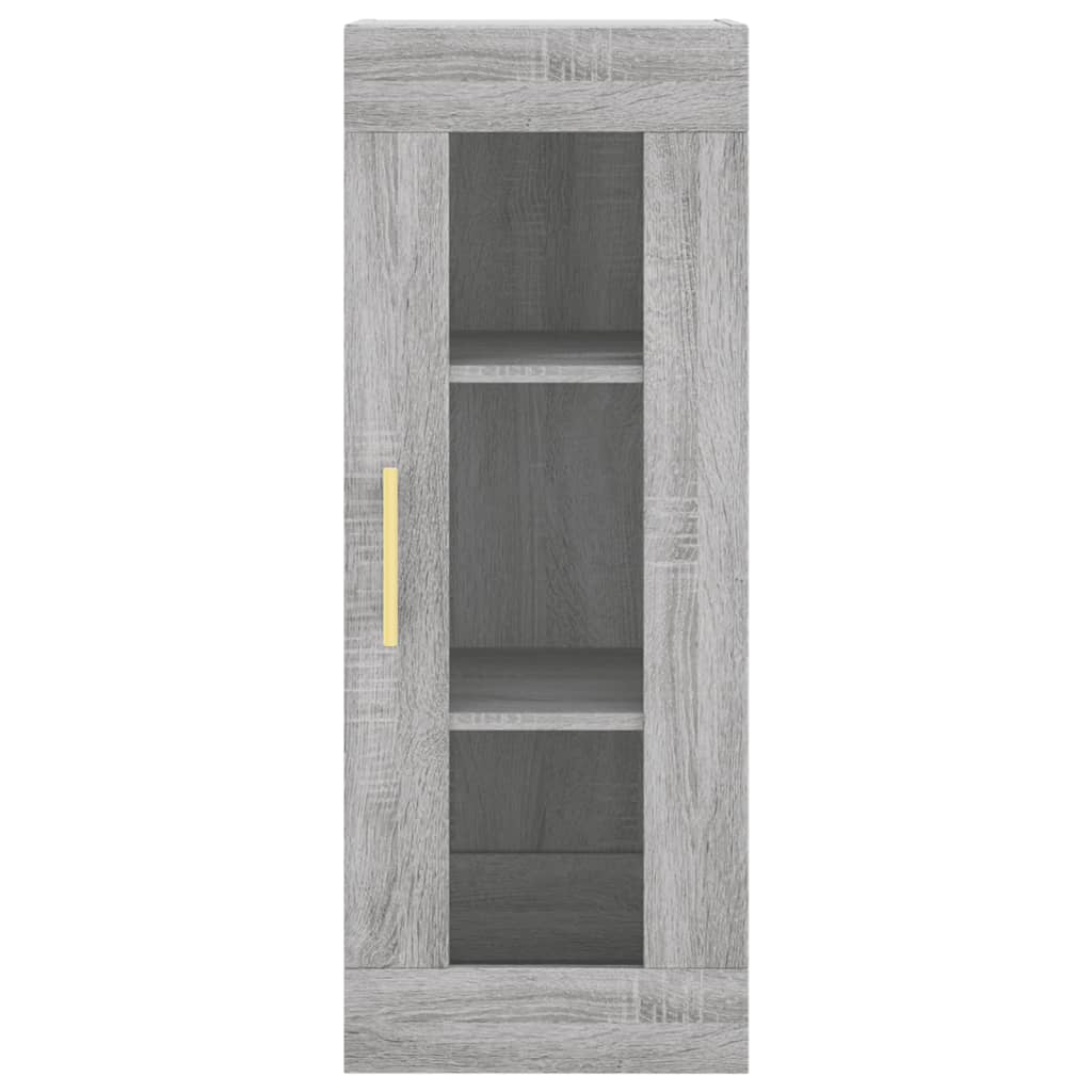 Highboard Gray Sonoma 34.5 x 34 x 180 cm Particleboard