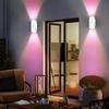 1Pc Charging Induction Wall Lamp Magnetic Suction Lamp Wireless Wall Lamp No Punching Double Head Wall Lamp Indoor Induction Wall Lamp