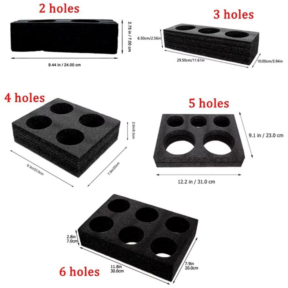 Disposable Cup Carrier Holder Thickness 7cm Porous Drink Tray Shock-absorbing Large Capacity Takeout Coffee Trays