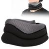Sponge Neck Collar Breathable U Shaped Pillow Neck Support Brace for Sleeping Black Gray
