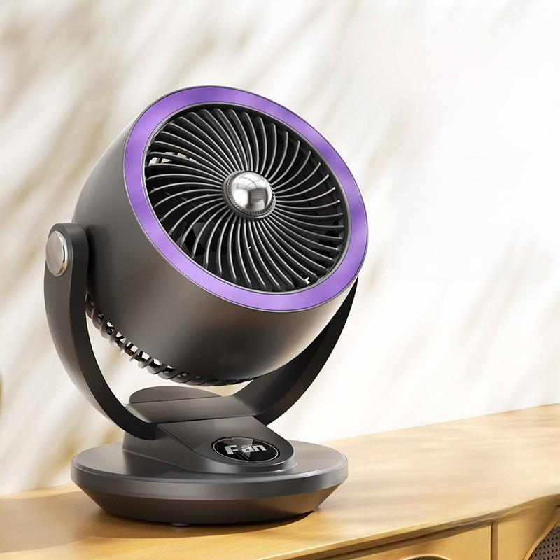 Office Usb Desk Fan With Touch Control And Silent Operation For Home And Dorm Use