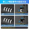 Security Box Key Box Safe Large Capacity Dial Lock Safety Box Portable Combination Lock Handheld Keyed Storage Mini Safe Easy Operation Outdoor Multip