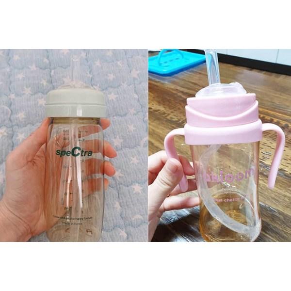 Vivito Silicone Straw Holder, Transparent, 2 Pieces