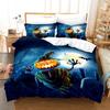 3D Halloween Bedding Set Pumpkin Ghost Quilt Cover Pillow Case 2 or 3 Pieces DE135 * 200 Halloween Atmosphere Decoration Soft Home Decoration