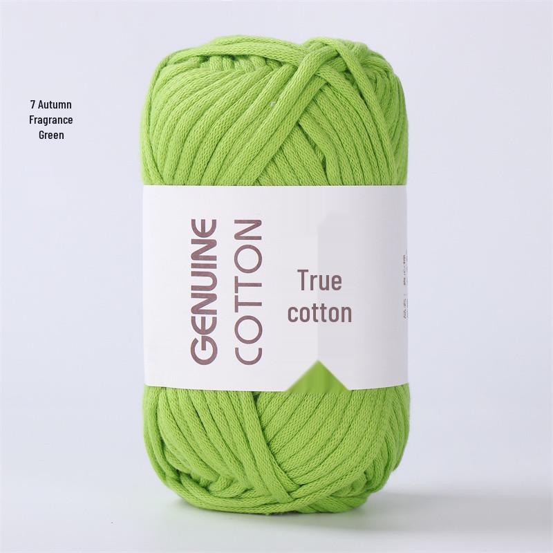 Kerngefülltes Baumwollgarn zum DIY-Stricken: Ideal für Spielzeug, Schals und Fußmatten