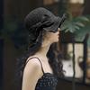 Straw Hat Bowknot Decor Wide Brim Foldable Summer Hat Sun Protection Lightweight Outdoor Travel Sun Hat Sunshade Accessory