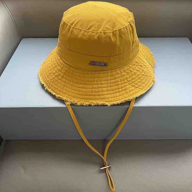 Summer Washing Water Large Brim Fisherman Hat Vacation Burr Rope Sun Protection Women's Sun Hat