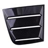 2pcs/Set Carbon Fiber Texture Side Window Louver Scoop Cover Vent Sun Shade fit for Dodge Charger 2011 2012 2013 2014 2015-