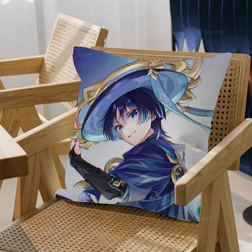 Popular Game Figure Wanderer Pillow Gift Home Office Decoration Bedroom Sofa Car Cushion Cover case x