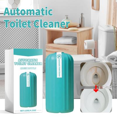 Detergente automatico per WC, compresse per la pulizia del WC in bottiglia a lunga durata, puliscono e prevengono l'accumulo di macchie, 120 ml