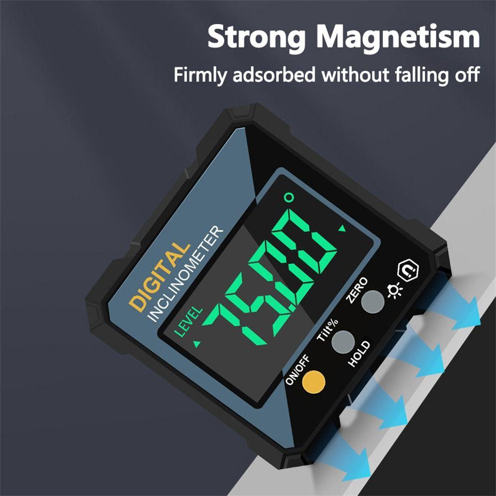 1Pcs Electronic Magnetlc Digital Angle Finder LCD Display Angle Level Ruler  for Automobile Test