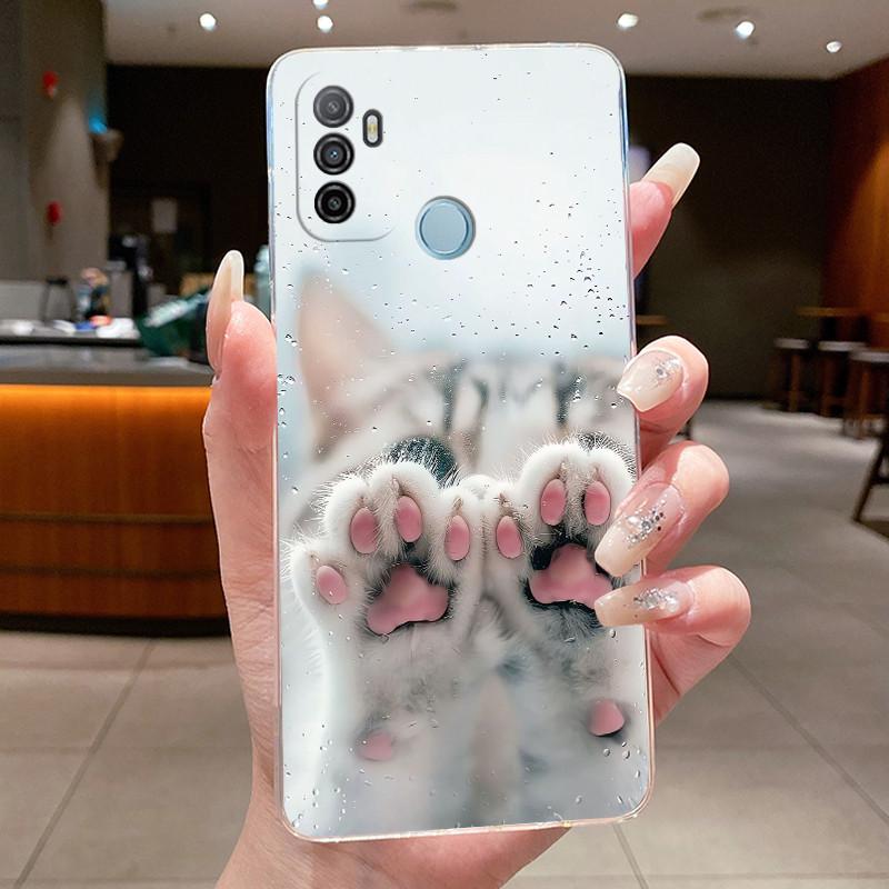 For OPPO A53S Case Oppo A53 Phone Case Oppo A33 A53 2020 A53S 4G Cute Cool Dragon Boys Girls Transparent Silicone TPU Back Cover