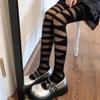 Women Sexy Pantyhose Striped Pattern Summer Breathable Tights Seamless Skinny Stocking