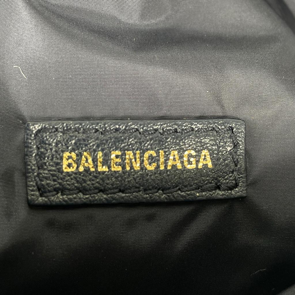 BALENCIAGA Wheel belt bag body bag Navy mens used